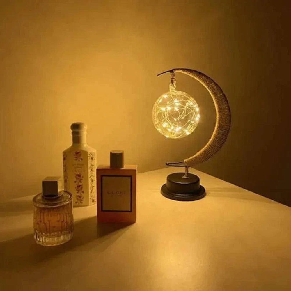 Verzauberte Mondlampe - Weiches Licht für eine verträumte, ruhige Atmosphäre