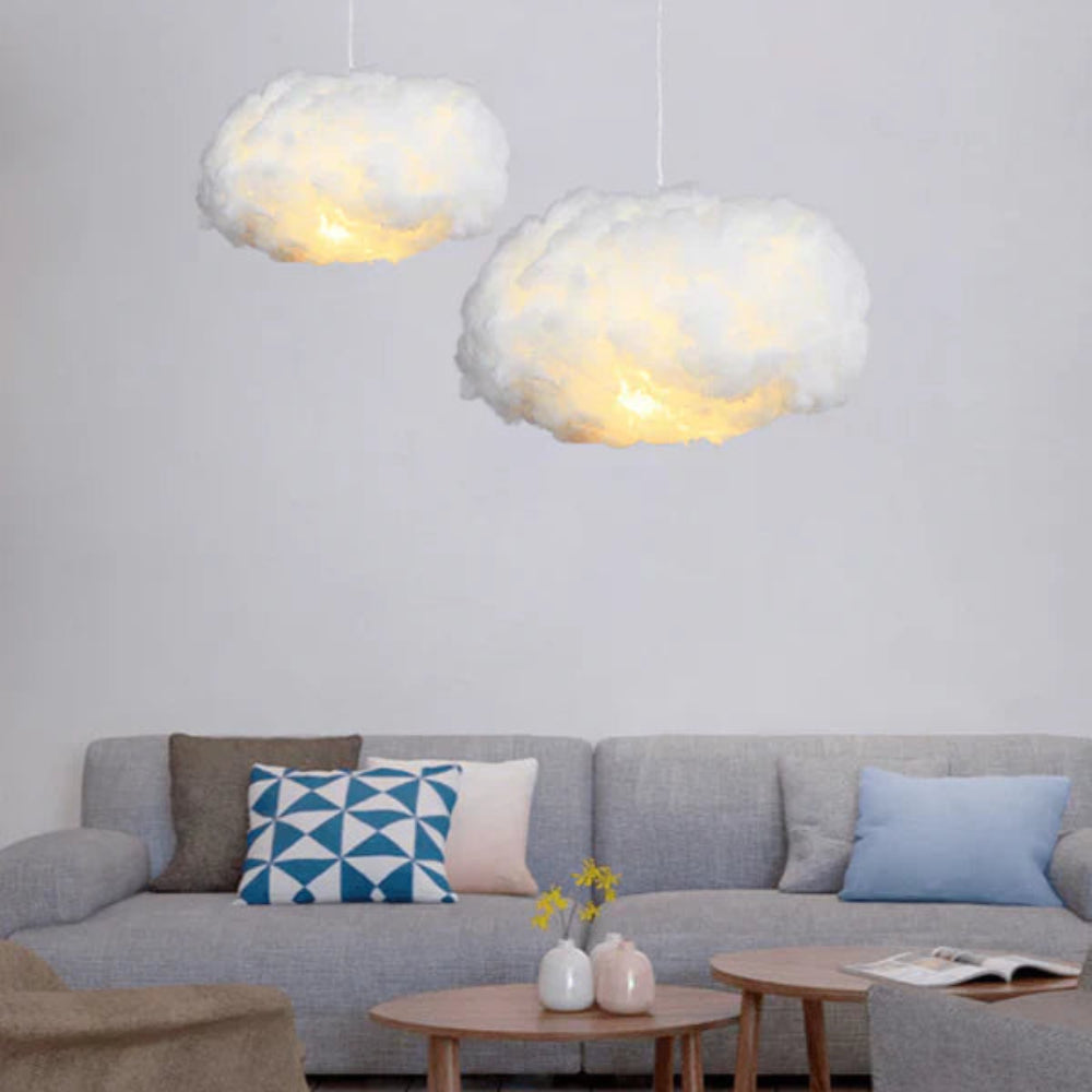 Bezaubernde Traumwolken-Lampe - weiche LED-Pendelleuchte