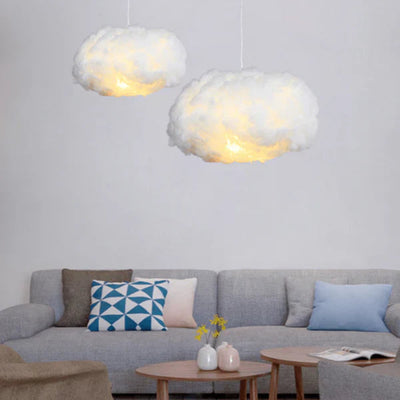 Bezaubernde Traumwolken-Lampe - weiche LED-Pendelleuchte