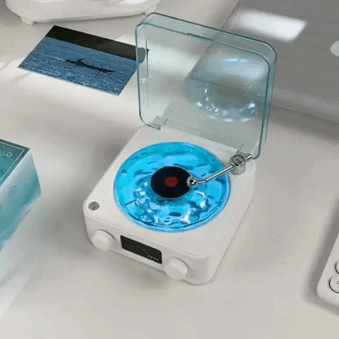 Vinlumo - Timeless Tunes Retro-Lampe mit Bluetooth und weißem Rauschen