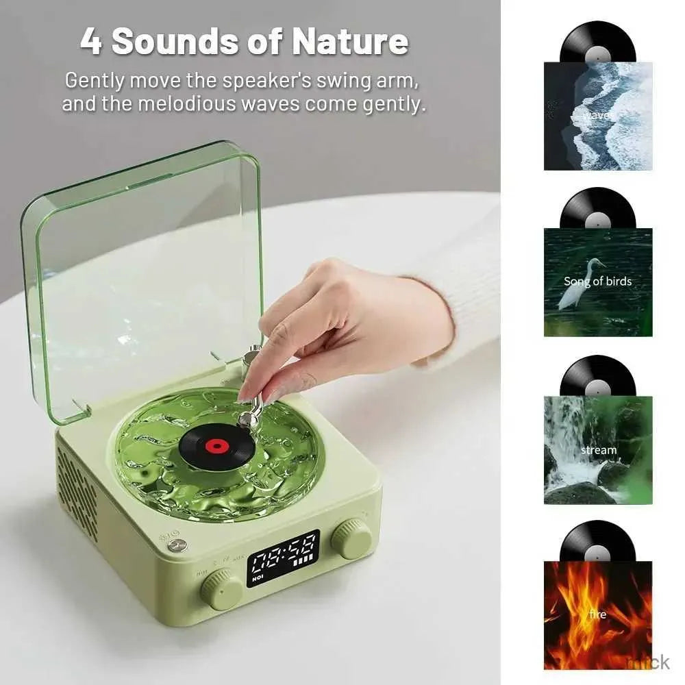 Vinlumo - Timeless Tunes Retro-Lampe mit Bluetooth und weißem Rauschen