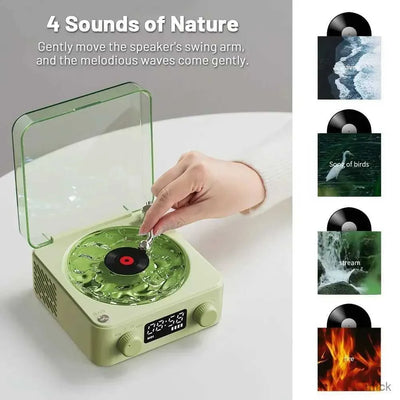 Vinlumo - Timeless Tunes Retro-Lampe mit Bluetooth und weißem Rauschen