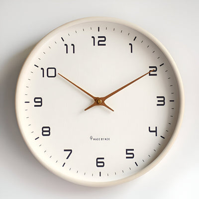 Nordisches Design Stille Wanduhr - Perfekt für Wohnzimmer, Küche oder Büro