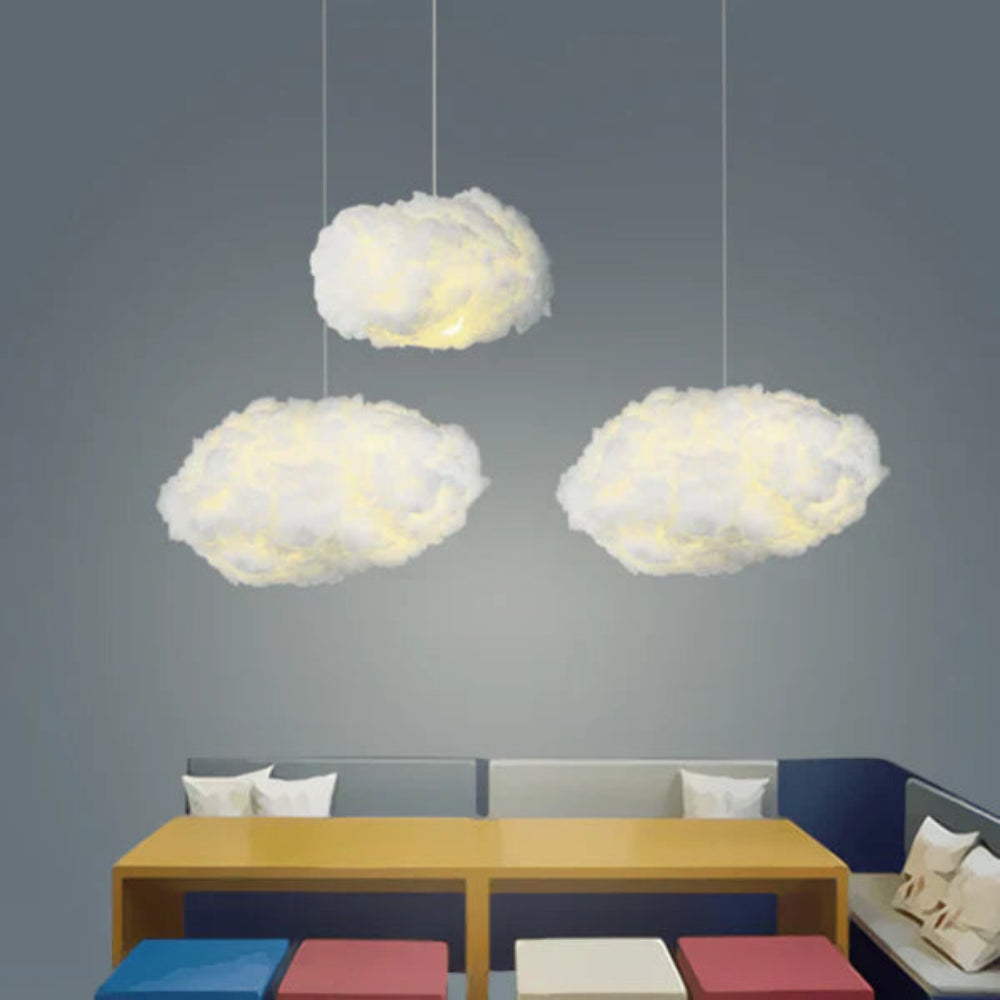 Bezaubernde Traumwolken-Lampe - weiche LED-Pendelleuchte
