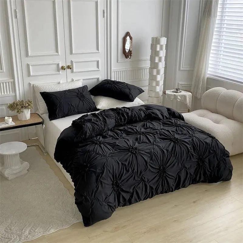 Bohemiya - Modernes Boho-Steppbett-Bettwäsche-Set