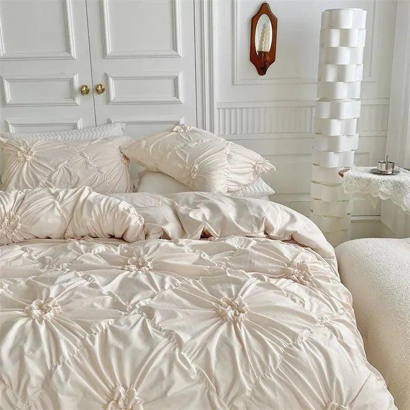 Bohemiya - Modernes Boho-Steppbett-Bettwäsche-Set