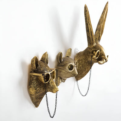 Hängende wandkunst tierskulpturen - benutzerdefinierte startseite akzente