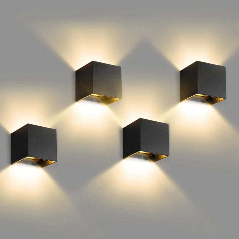 Drahtloses LED-Cube-Lichtset - Kabellos, energieeffizient und vielseitig