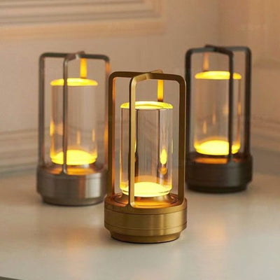 Laterne - Crystal Touch LED Lampe