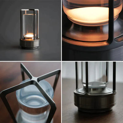Laterne - Crystal Touch LED Lampe
