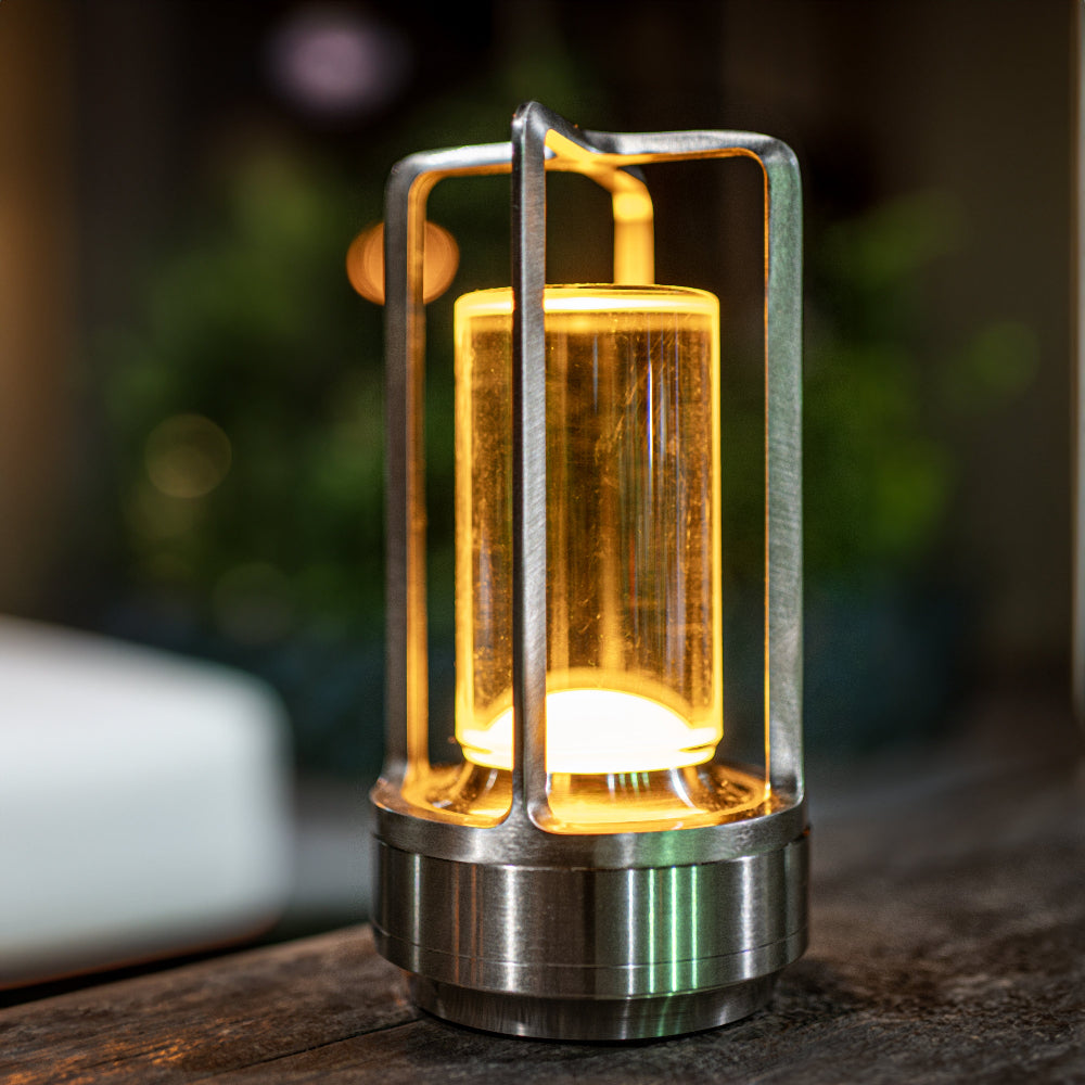 Laterne - Crystal Touch LED Lampe