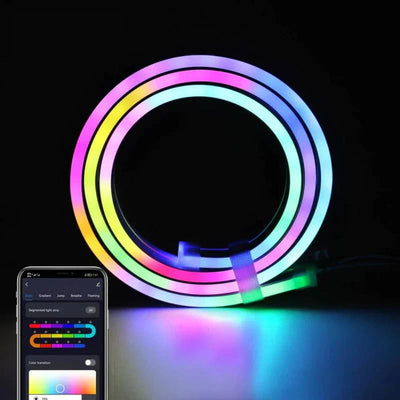 Neon-Seil-LED-Leuchten mit App-Steuerung - anpassbares Beleuchtungsdesign