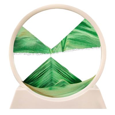 3D Bewegte Sandkunst - Beruhigende Glasdekoration für jeden Raum