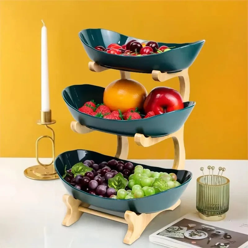 BambuNest - Moderner Obstkorb aus Bambus