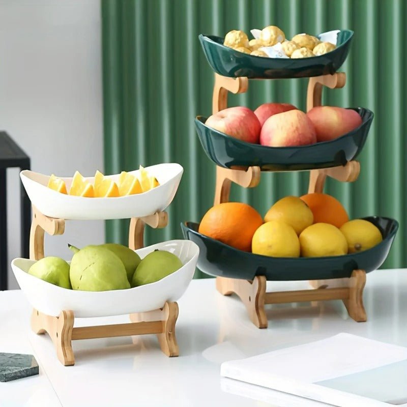 BambuNest - Moderner Obstkorb aus Bambus