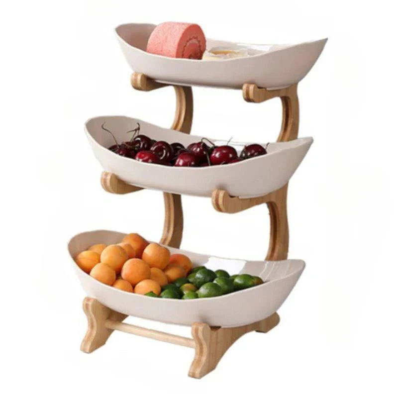 BambuNest - Moderner Obstkorb aus Bambus