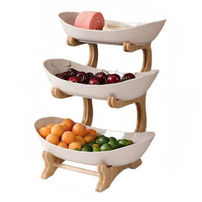 BambuNest - Moderner Obstkorb aus Bambus