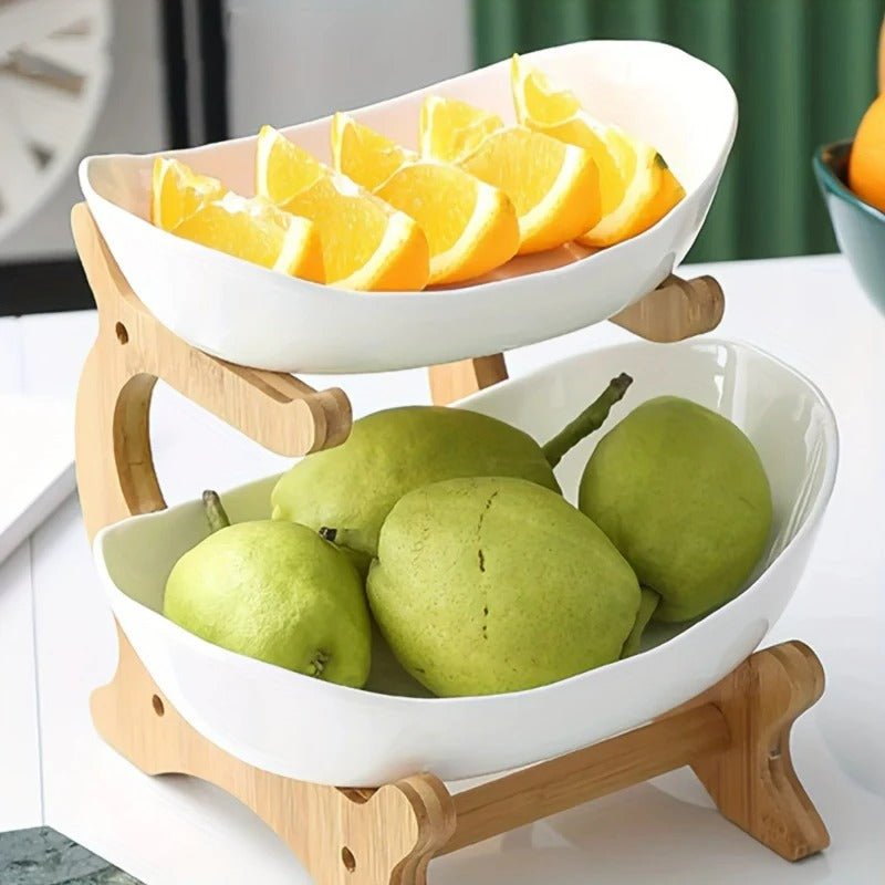 BambuNest - Moderner Obstkorb aus Bambus