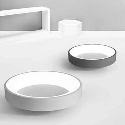 Nordische runde LED-Deckenleuchte mit Fernbedienung - Modernes, minimalistisches Design