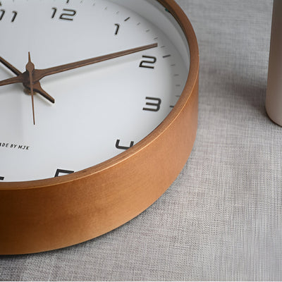 Nordisches Design Stille Wanduhr - Perfekt für Wohnzimmer, Küche oder Büro