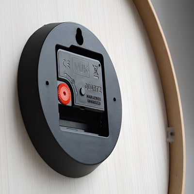 Nordisches Design Stille Wanduhr - Perfekt für Wohnzimmer, Küche oder Büro