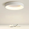 Nordische runde LED-Deckenleuchte mit Fernbedienung - Modernes, minimalistisches Design