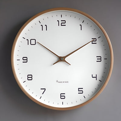 Nordisches Design Stille Wanduhr - Perfekt für Wohnzimmer, Küche oder Büro
