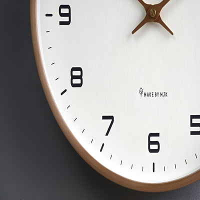 Nordisches Design Stille Wanduhr - Perfekt für Wohnzimmer, Küche oder Büro