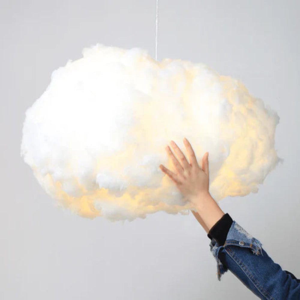Bezaubernde Traumwolken-Lampe - weiche LED-Pendelleuchte