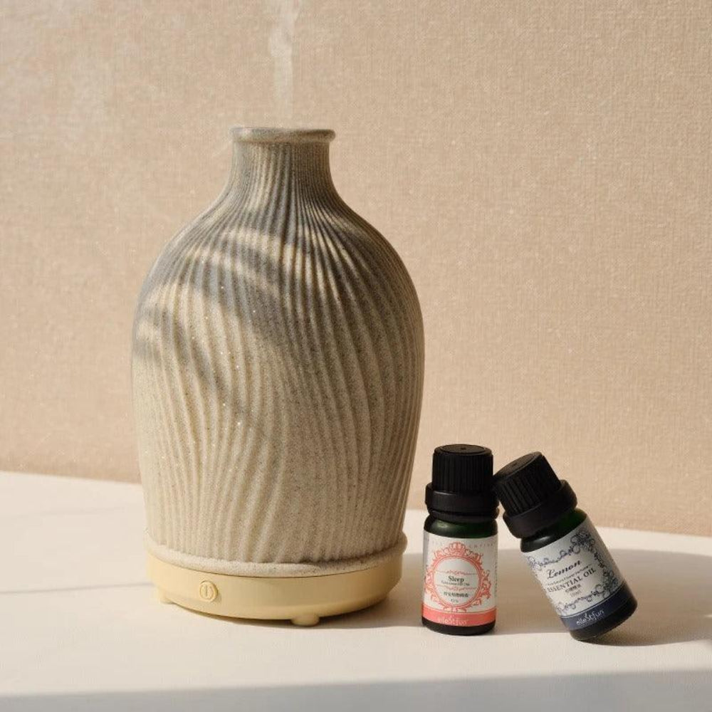 Moderne Boho-Stil Polyresin Aroma Diffusor - Ultraschall-Luftbefeuchter für Haus & Büro