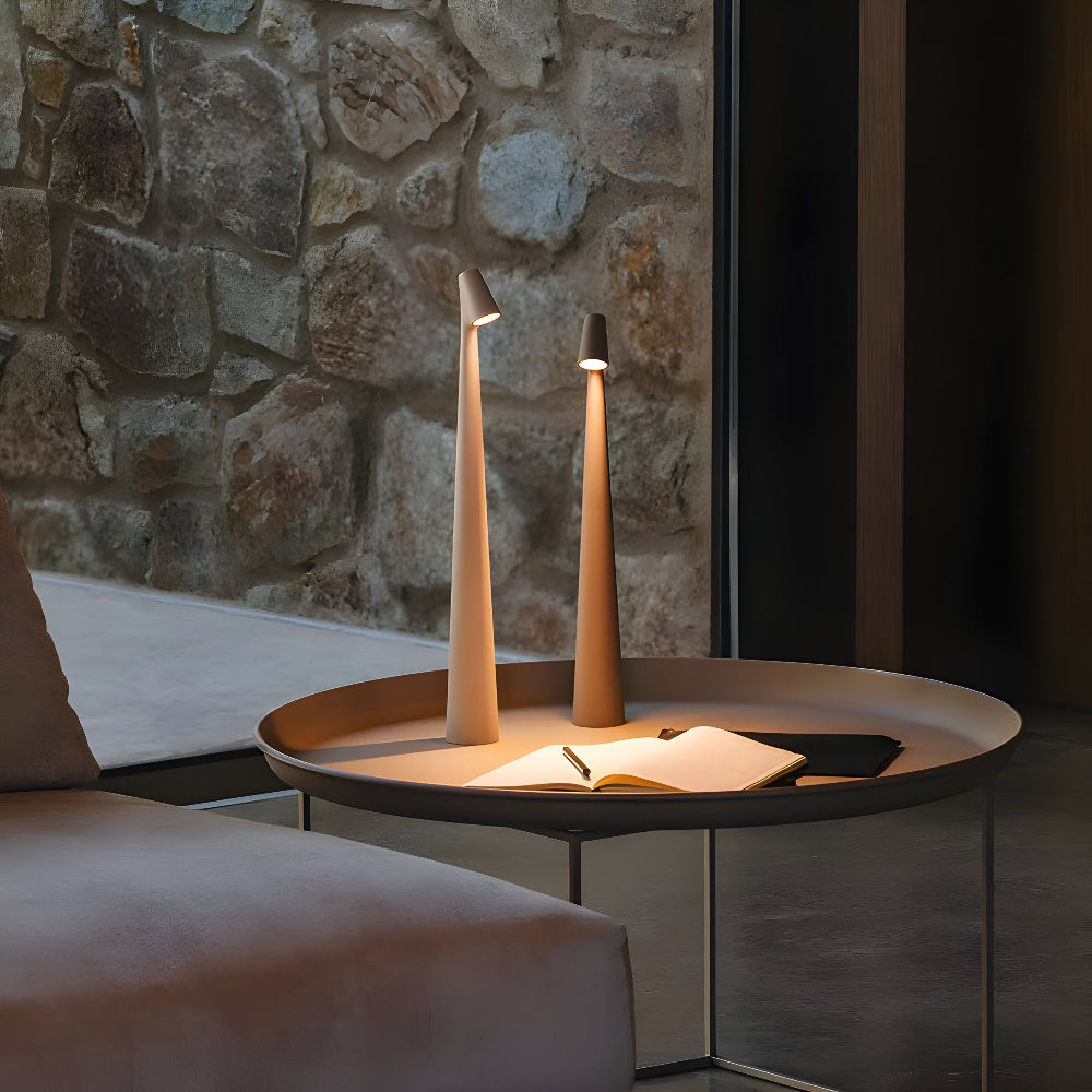Kabellos aufladbare tragbare Schreibtischlampe - Vielseitiges & tragbares Design