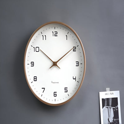 Nordisches Design Stille Wanduhr - Perfekt für Wohnzimmer, Küche oder Büro