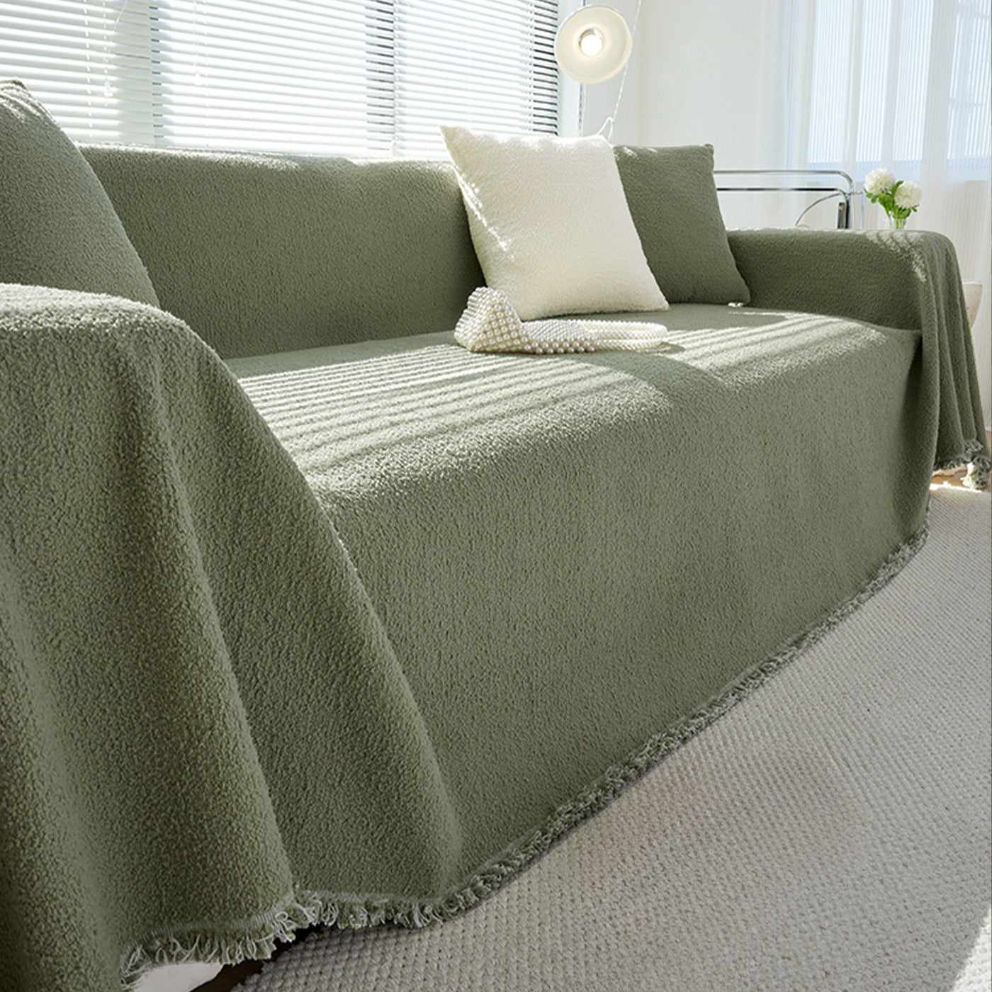 Wintherra - Reversible Wintersofabezug mit gesteppter Wärme
