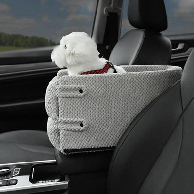 RideNest - Plüsch & sicherer Autositz für kleine Hunde