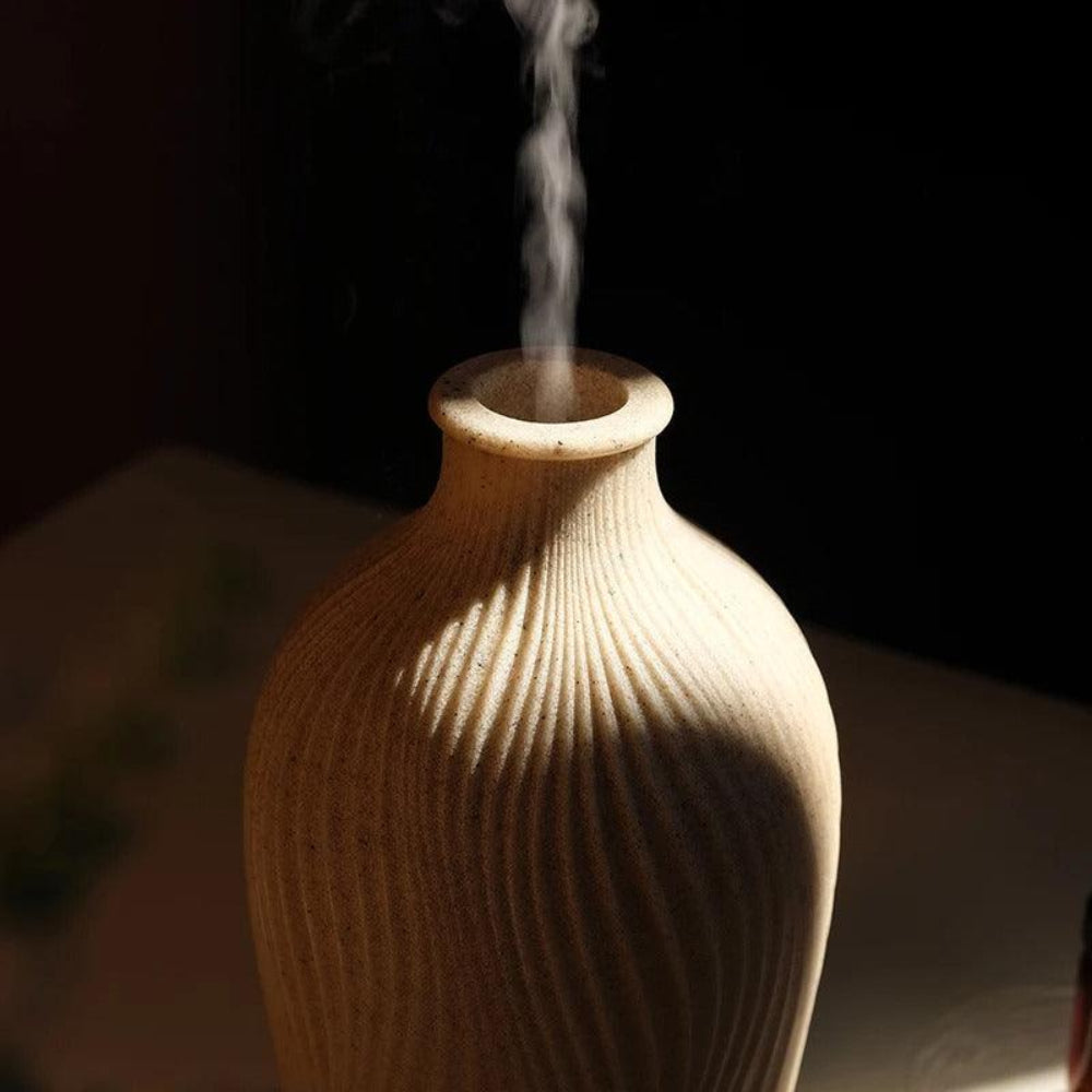 Moderne Boho-Stil Polyresin Aroma Diffusor - Ultraschall-Luftbefeuchter für Haus & Büro