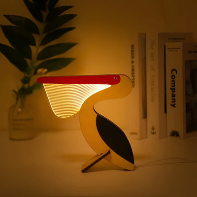 Dekorative Tier-Tischlampe aus Holz - Niedliche Designs für Kinderzimmer