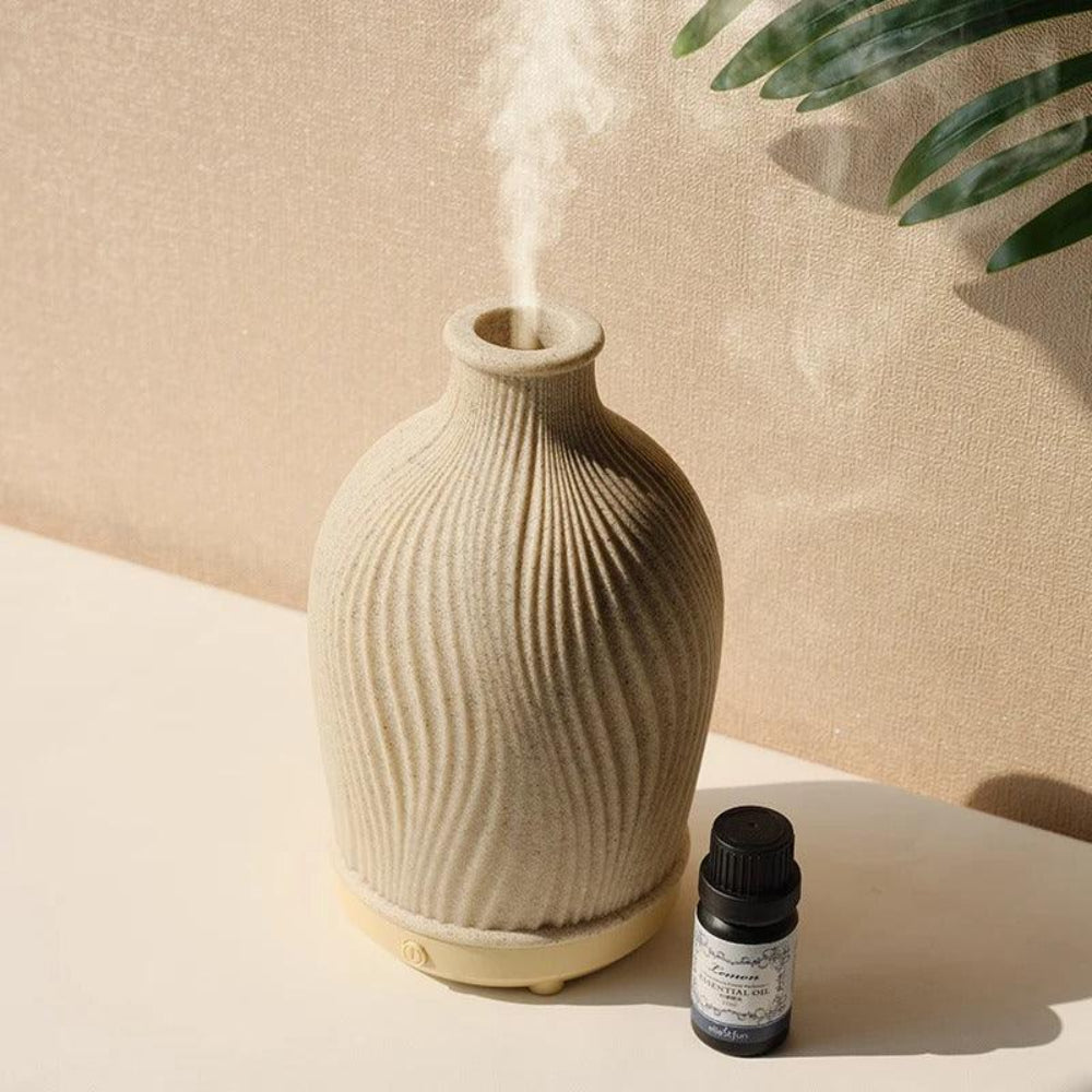 Moderne Boho-Stil Polyresin Aroma Diffusor - Ultraschall-Luftbefeuchter für Haus & Büro