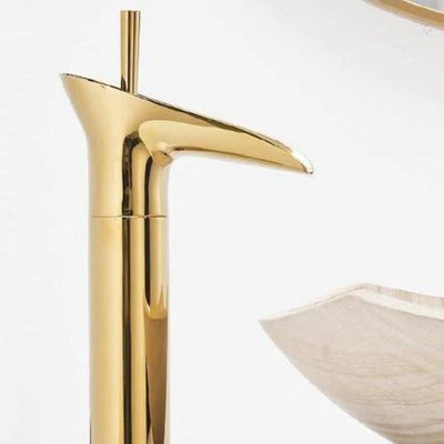 Antiker Wasserfall Wasserhahn für Badezimmer - Messinghahn mit klassischem Design