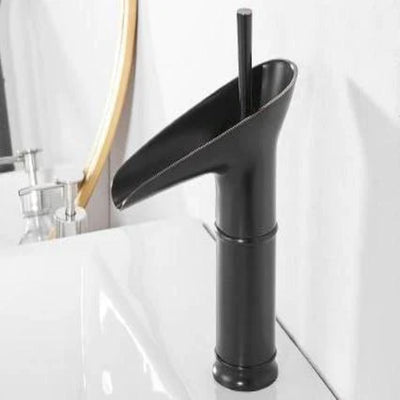 Antiker Wasserfall Wasserhahn für Badezimmer - Messinghahn mit klassischem Design